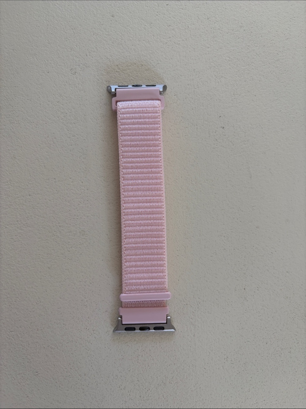 Pink Nylon Loop Watch Band for Smartwatch